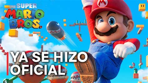 Lo Nuevo De La Pelicula De Mario Ya Es Oficial En Espa Ol Youtube