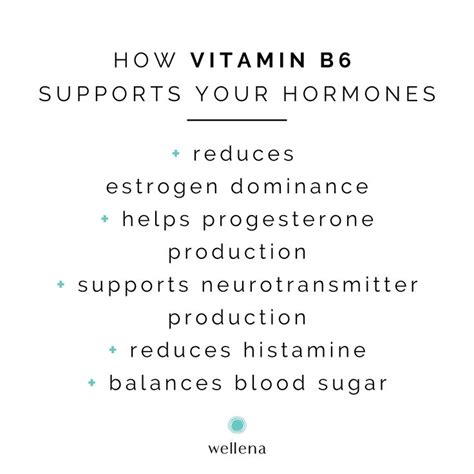 5 Ways Vitamin B6 Benefits Hormones B6 Vitamin Benefits Hormone