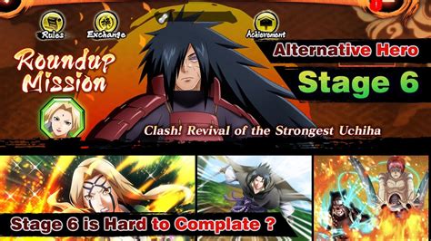 Alternative Hero Roundup Mission Madara Stage Naruto X Boruto Ninja