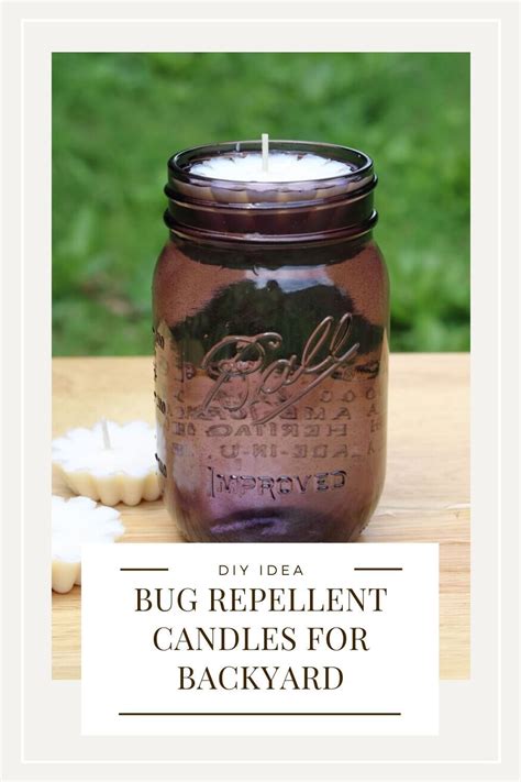 Diy Bug Repellent Floating Candles With Essential Oils Bug Repellent