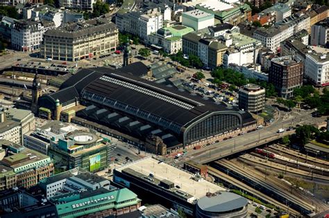 Luftbild Hamburg Hauptbahnhof Der Deutschen Bahn In Hamburg