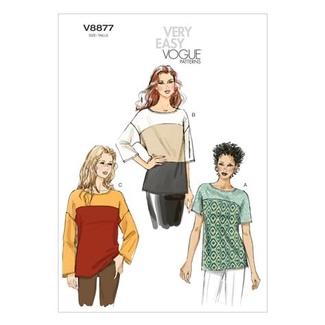 Vogue Sewing Pattern V Women S Misses Top