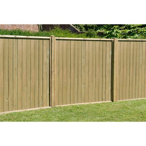 Forest Garden Pressure Treated Vertical Tongue And Groove Fence Panel 6