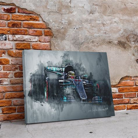 Kimi Raikkonen Canvas Art Print | F1 2018 | 001 | Motorsport ART