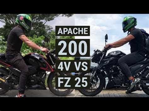 TVS Apache RTR 200 4V Vs Yamaha FZ25Short Comparision Which One To