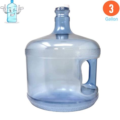 LavoHome BPA Free Reusable Plastic Water Bottle 3 Gallon Jug Container