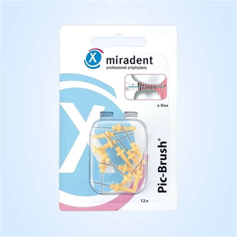 Miradent Pic Brush Refills Yellow