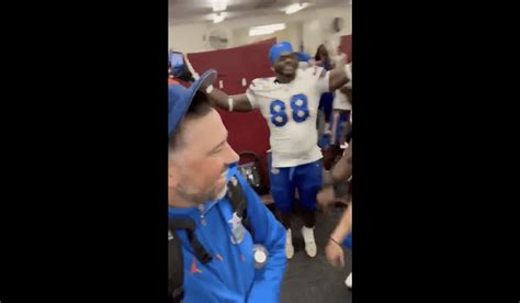 Florida trolls South Carolina during wild locker room celebration