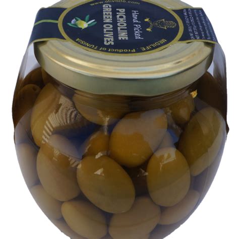 Picholine Green Olives MedilifeFood Premium Table Olives