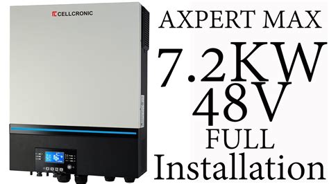 EASUN Voltronic Axpert Max 11kw 48V Two MPPT Charger 150A 60 OFF