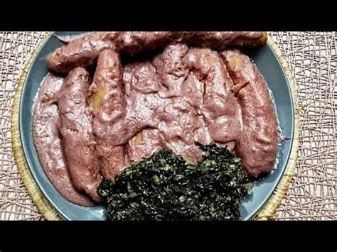 Cooking Ugandan Most Delicious Matooke With G Nut Sauce Served With