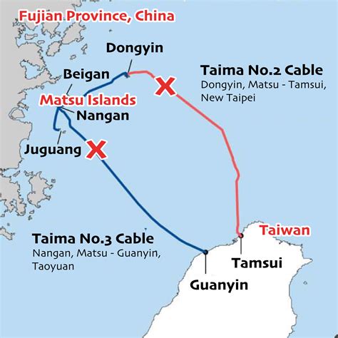 After Chinese Vessels Cut Matsu Internet Cables Taiwan Seeks To