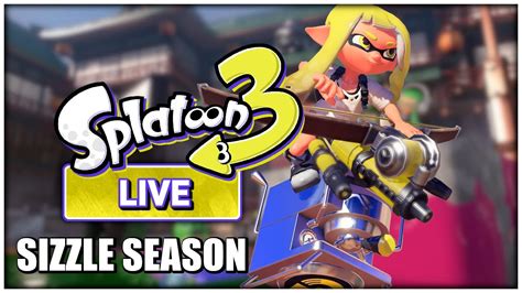 Splatoon Turf War Salmon Run Sizzle Season Youtube