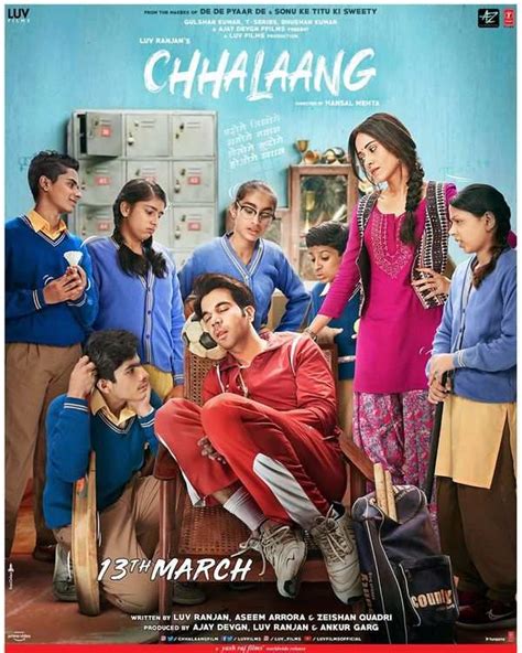 Chhalaang Poster Chhalaang The Makers Unveil The First Poster Of