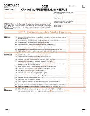 KS DoR Schedule S 2021 2024 Fill And Sign Printable Template Online