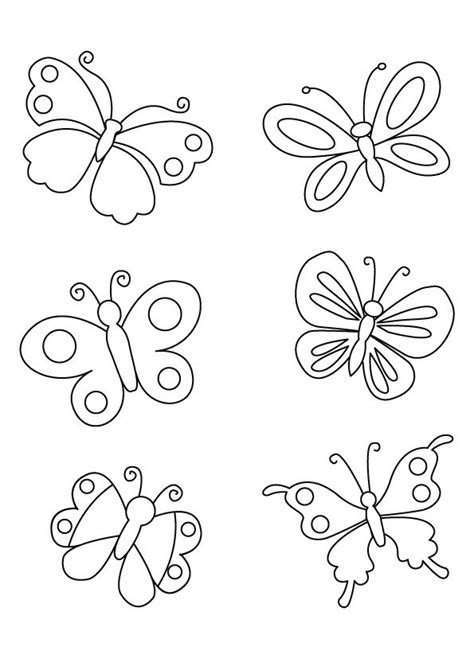 Print Coloring Image Momjunction Butterfly Coloring Page Love