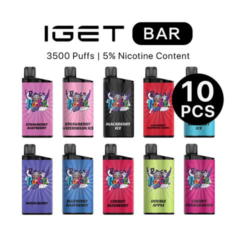 iget bar mixed flavours box pcs iget vape australia