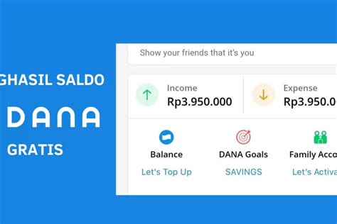 Hasilkan Saldo DANA Gratis Sangat Mudah Bisa Dapat 200 Ribu Perhari