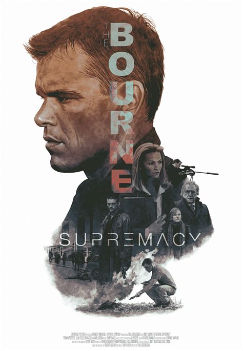 The Bourne Supremacy by Hans. - Home of the Alternative Movie Poster -AMP-