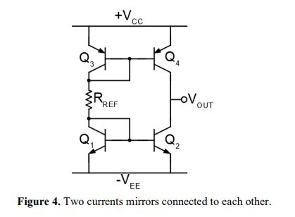 Solved A current mirror circuit is shown in figure 4, where | Chegg.com