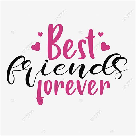 Best Friends Forever Typography Art Font Free Download