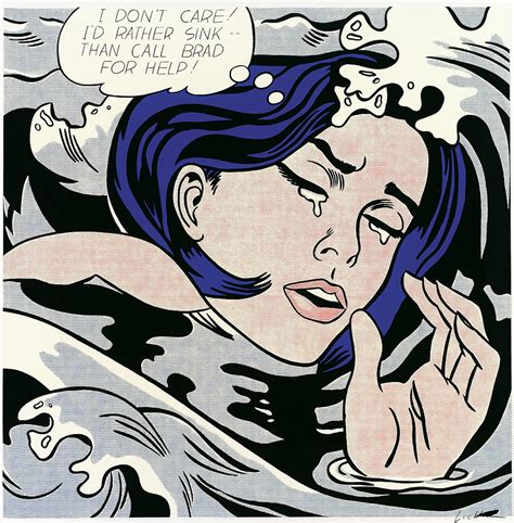 Roy Lichtenstein Drowning Girl 1963 Lichtenstein Based Flickr