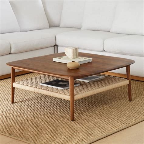 Chadwick Mid-Century Square Coffee Table | Media & Console Tables ...