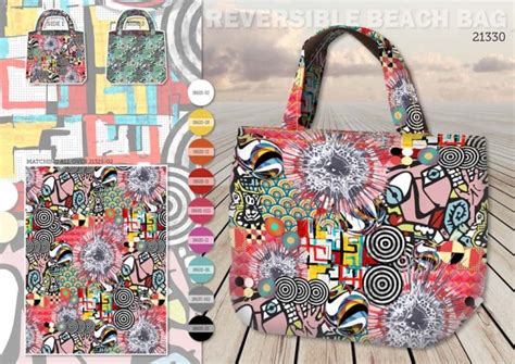 Stenzo Panel Canvas Tasche Graffiti Bunt Reversible Stoffjunkies