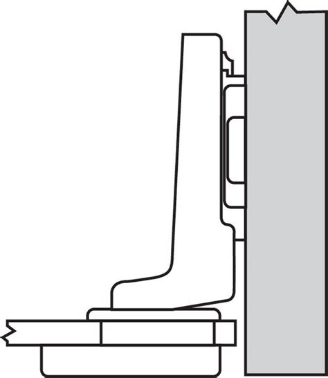 Blum 75t4300 94 Degree Clip Top Glass Door Hinge Self Close Inset