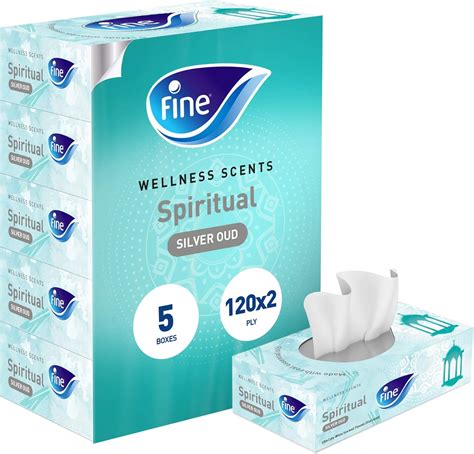 Fine Sterilized Facial Tissues Wellness Scents Spiritual Silver Oud