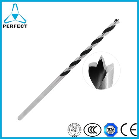 Extra Long Edge Ground Wood Brad Point Drill Bit For Wood Precision