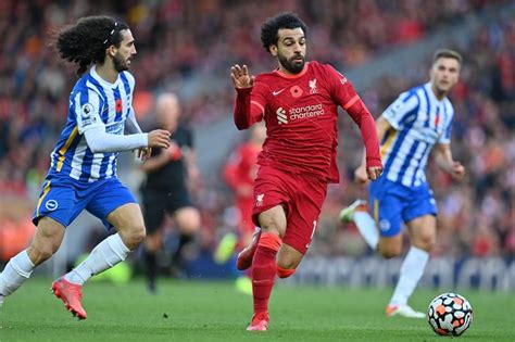 جماهير ليفربول عن أداء محمد صلاح أمام برايتون غيابه سيشكل صراعًا وماني