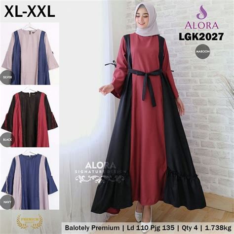 130 Maxi Bahan Premium Moscrepe F9t To L XL