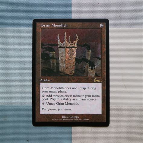 Grim Monolith Ul Urzas Legacy Ulg Normal Mtg Proxy Cards