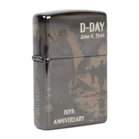 Zippo Petrol Lighter D Day Th Anniversary Limited Edition Windproof