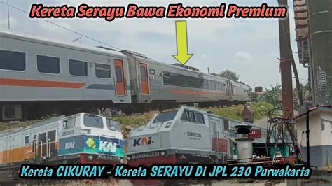 Kereta Serayu Pagi Membawa Ld Ekonomi Premium Kereta Cikuray