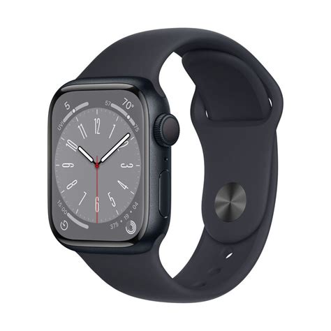 Apple Watch Series 8 41mm Midnight Aluminium Case with Midnight Sport ...