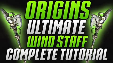 New Origins Upgrading The Ultimate Wind Staff Complete Tutorial