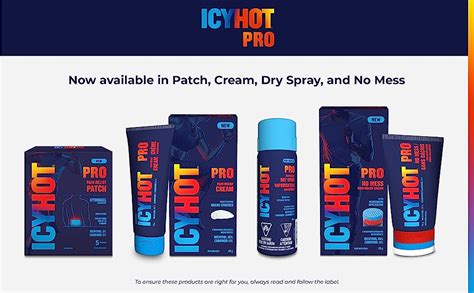 Icy Hot Pro No Mess Pain Relief Cream Relieves Minor Aches And Pains