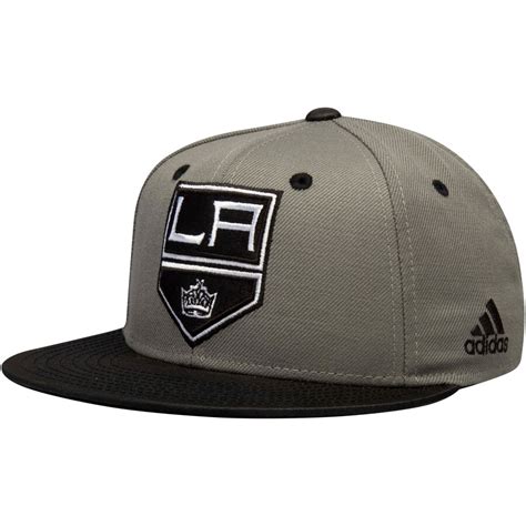 Adidas Los Angeles Kings Gray Black Ballistic Fitted Hat