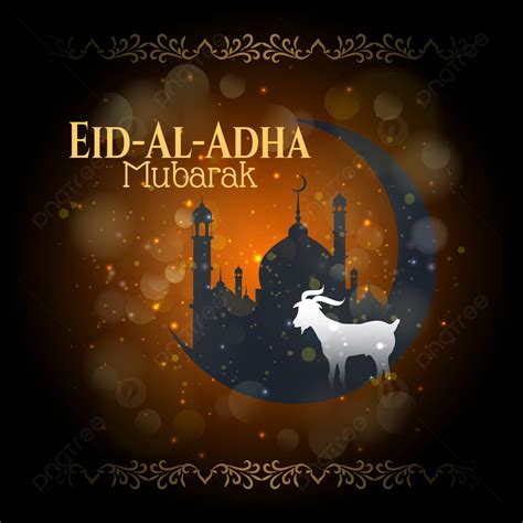 Background Eid Al Adha Desain Ucapan Islam Dengan Mewah Idul Adha Cantik Salam Islam Latar