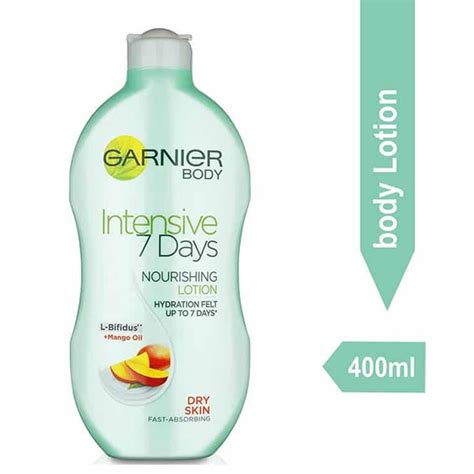 Garnier Body Intensive 7 Days Nourishing Lotion With Mango Oil And Probiotic Extract 400ml