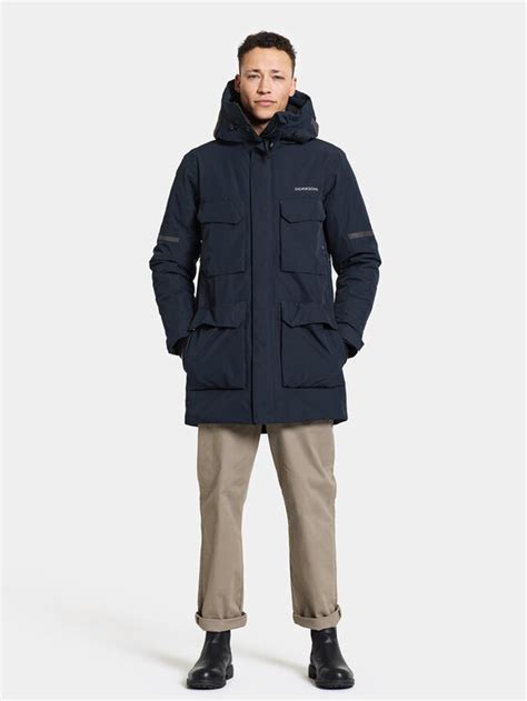 Didriksons Zimní bunda Drew Usx Parka 7 504853 Tmavomodrá Standard Fit