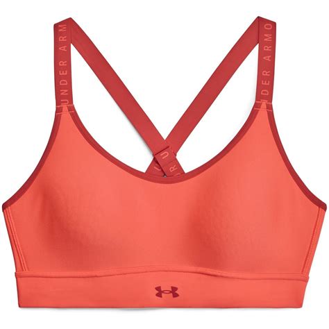 Under Armour Womens Infinity Mid Covered Sports Bra Medium Impact Sports Bras Sportsdirect