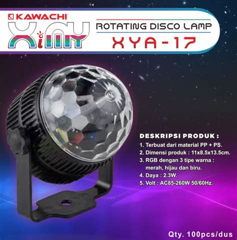 Kawachi Ximy Lampu Disco Hias Led Rgb Kamar Puter Bentuk Panggung