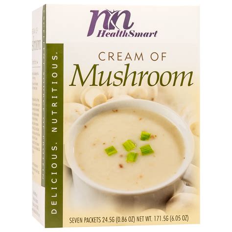 Healthsmart Cream Of Mushroom High Protein Soup Low Calorie Low Carb Low Fat Gluten Free 7