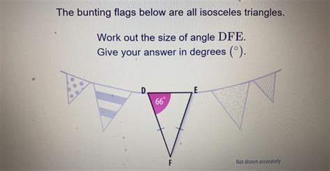 Solved The Bunting Flags Below Are All Isosceles Triangles Work Out