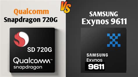 Qualcomm Snapdragon 720g Vs Samsung Exynos 9611 Redmi Note9 Pro Vs