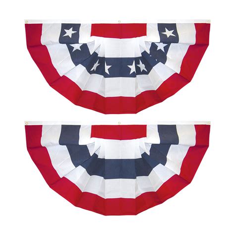 Poly-Cotton Pleated Bunting | American Flags Express