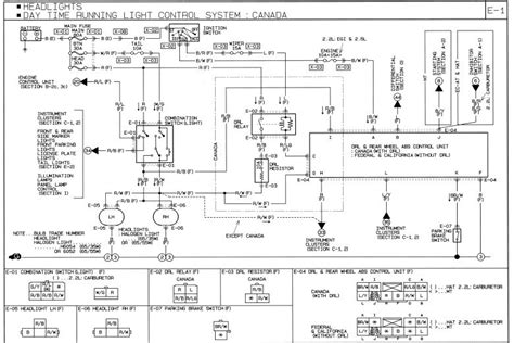 Mazda B2200 Wiring Diagram